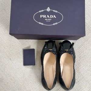 Authentic Prada Calzature Donna Ballerina Flats (Size 35)